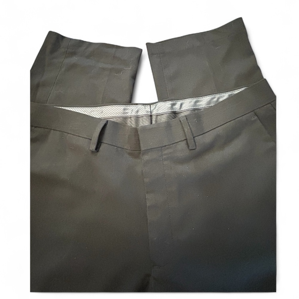 Kenneth Cole Charcoal Men’s Dress Pants Slim Fit Stretch 34x32 Excellent cond - Picture 3 of 13